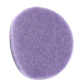 Ultra thin foamed wool cutting pad