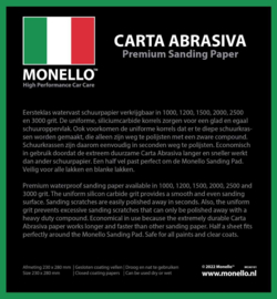 Carta Abrasiva Premium Sanding Paper 1000 - 3000 grit - losse vellen