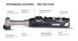 RUPES - BIGFOOT NANO IBRID MULTI-ACTION POLISHER - LONG NECK