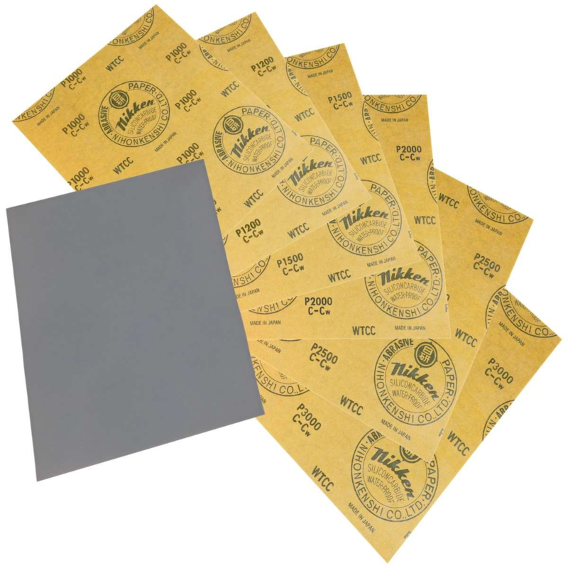 Carta Abrasiva Premium Sanding Paper 1000 - 3000 grit - losse vellen