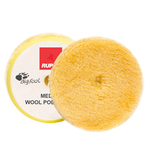 Rupes - Yellow Medium Wool Polishing Pad (verschillende maten)