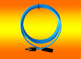 Solarkabel met 2 x MC4 stekker M/F zwart 1 meter