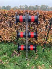 Haspel paal voor 6 grote BIG haspels 1800 m, zonder haspels, 165 cm