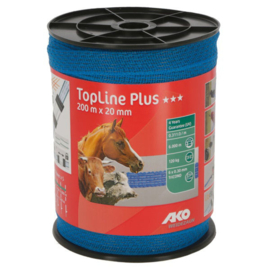 AKO TopLine Plus schriklint blauw 2cm 200m