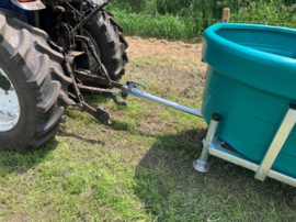 Mobiele wagen met weidedrinkbak 1000 ltr