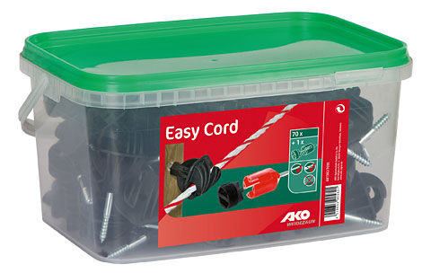 AKO Koordisolator Easy Cord inschroefbaar (emmer 70 st) +inschroefhulp
