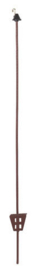 AKO Rantsoenpaal staal ovaal + topkruliso., 106cm (10 stuks)