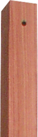houten isopaal (idem insultimber) 3,8 x3 ,8 x 165 cm