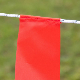 Fladry lint 200 meter op haspel met haspelbeugel