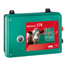 AKOtronic S7K koetrainer, 230V  Stapmolen schrikdraadapparaat