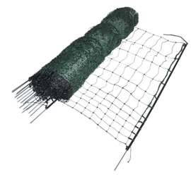 Kippennet, groen, 112cm, 1 pen