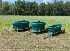 Mobiele wagen met weidedrinkbak 1000 ltr
