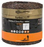 Gallagher Vidoflex 9 TurboLine Plus bruin 400m