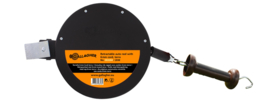 Gallagher rolpoortset koord, bruin, 18 meter