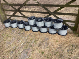 1000 meter draad 6 x 0,25 mm RVS inclusief haspel