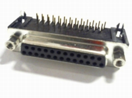 Sub D Connectoren PCB recht/haaks