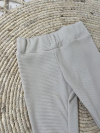 Broekje | RIB NATUREL BEIGE
