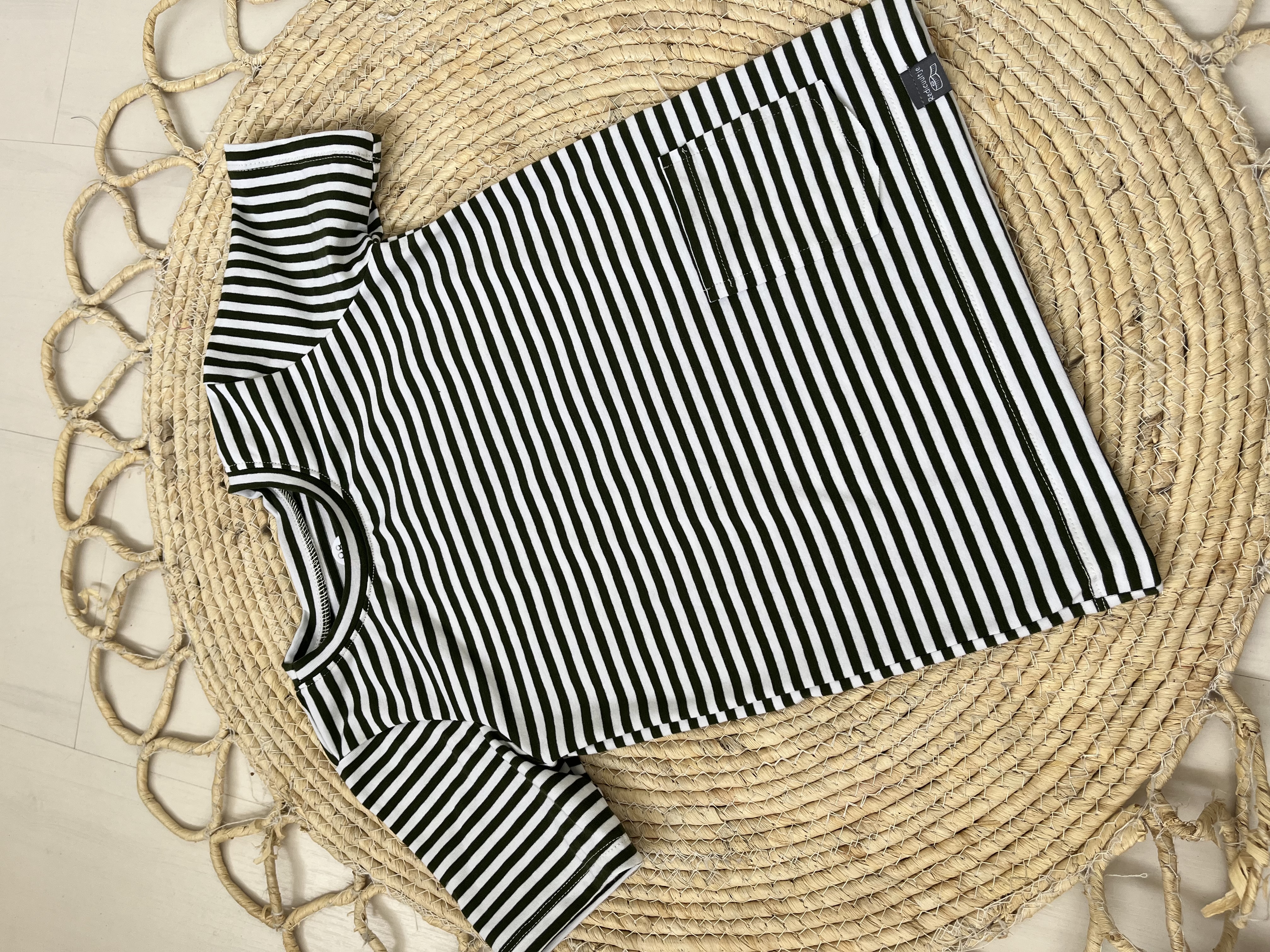Shirt jongens | BRETON STREEP GROEN