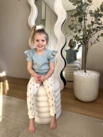 Shirt RIB RUFFELS |  RIB ZEEGROEN