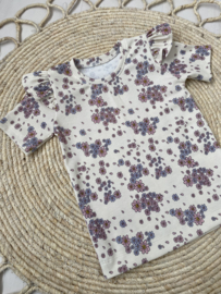 Shirt RIB RUFFELS |  FLOWER LEAVES RIB