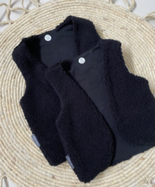Gilet | TEDDY ZWART