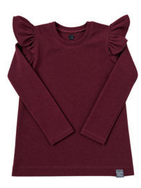 Shirt RUFFELS |   RIB BORDEAUX