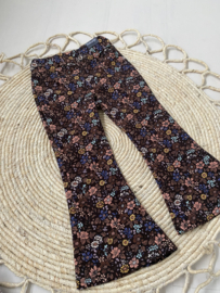 Flared | FLORAL BROWN