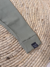 Broekje | RIB DUSTY GROEN