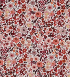 Flared| RIB FLOWERS MAGENTA