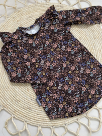Sweaterdress | FLORAL BROWN