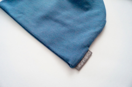 Beanie jeans blauw