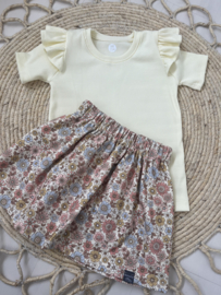 Shirt RIB RUFFELS |  RIB PASTEL GEEL