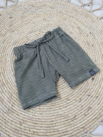 Short  | GROEN WIT GESTREEPT