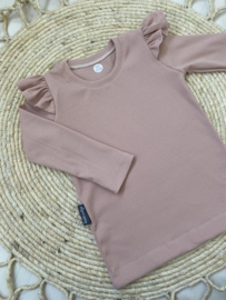 Shirt RIB RUFFELS |  LICHT ROZE