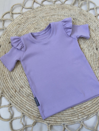 Shirt RIB RUFFELS |  LILA