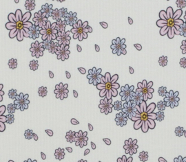 Newborn setje | FLOWER LEAVES RIB