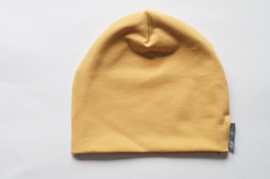 Beanie geel