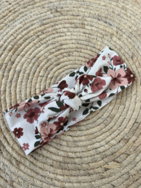 Haarband Breed | ROZE BLOEMEN