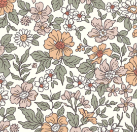 Haarband | FLORAL PERZIK RIB