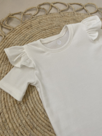 Shirt RIB RUFFELS |  ECRU