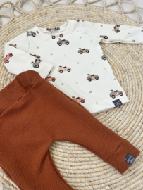 Shirt jongens |RIB LOOPAUTO