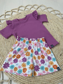 Shirt RIB RUFFELS |  ORCHIDEE