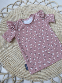 Shirt RUFFELS | PINK FLOWER