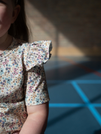 Shirt RUFFELS | FLEURS BLEUES