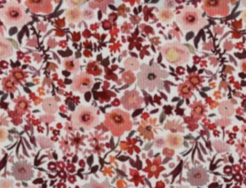 Shirt RIB RUFFELS |  RIB MAGENTA FLOWER