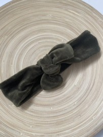 Haarband VELVET GROEN