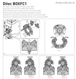 BOXFC1 – Limit Switch Unit for Ditec Arc