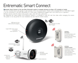 NIEUW: Entrematic Smart Connect De perfecte oplossing om elke automatisering te beheren, op een slimme manier.  Met stemherkenning via uw GSM.