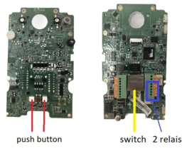 Fasttel FT600PNS Moederbord FT600 zonder micro en luidspreker voor aansluiting extra drukknop  (HO)
