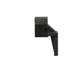 10 meter, omgekeerde tandlat.  P-M405 tandlat ZWART 220735